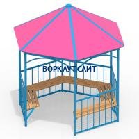 Беседка с лавками МАФ 4120 в Республике Калмыкия