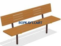 Диван уличный МАФ 1608 в Республике Калмыкия Диван уличный МАФ 1608 в Республике Калмыкия