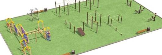Проект спортивной площадки для любого возраста в Республике Калмыкия