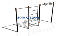 Спортивный комплекс воркаут ВС-129 в Республике Калмыкия