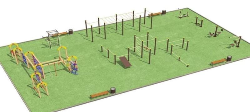 Проект спортивной площадки для любого возраста - 1 096 200 рублей. в Республике Калмыкия