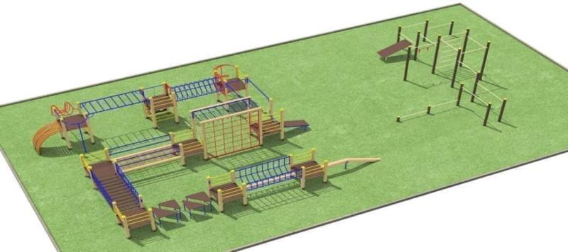 Проект спортплощадки с полосой препятствий - 1 178 100 рублей в Республике Калмыкия