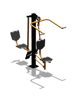 Уличный тренажер "Верхняя тяга Жим ногами" УТ322 в Республике Калмыкия