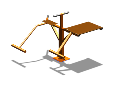 Уличный тренажер "Пресс Гиперэкстензия" УТ327 в Республике Калмыкия