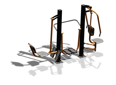 Уличный тренажер "Жим ногами Шагомер Жим от груди" УТ333 в Республике Калмыкия