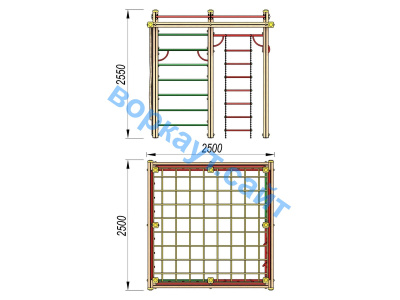 Детский спортивный комплекс ДСК 3110 в Республике Калмыкия