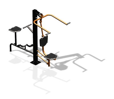 Уличный тренажер "Верхняя тяга Вело" УТ340 в Республике Калмыкия