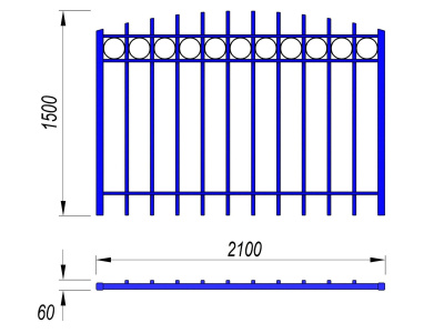 Ограждение спортивной площадки МАФ 5005 в Республике Калмыкия