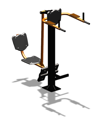 Уличный тренажер "Жим ногами Брусья Пресс" УТ329 в Республике Калмыкия