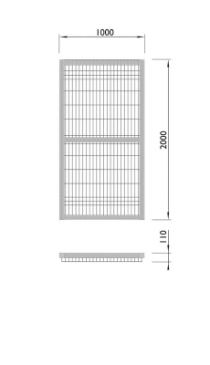 Калитка спортивной площадки МАФ 5105 в Республике Калмыкия