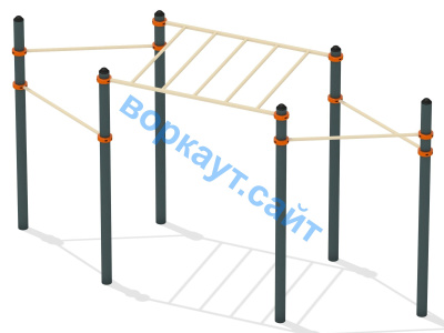 Турник разноуровневый с рукоходом ВС-26 в Республике Калмыкия