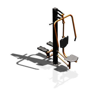 Уличный тренажер "Жим от груди Степпер" УТ342 в Республике Калмыкия