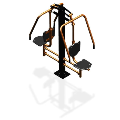 Уличный тренажер  "Жим от груди двойной" УТ204 в Республике Калмыкия