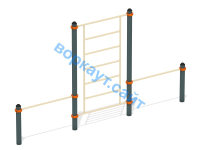 Шведская стенка с перекладинами ВС-13 в Республике Калмыкия
