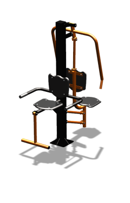 Уличный тренажер "Жим от груди Флекс" УТ324 в Республике Калмыкия
