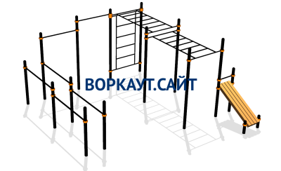 Спортивный комплекс воркаут ВС-109 в Республике Калмыкия