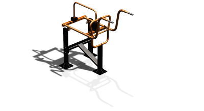 Силовой уличный тренажер  "Приседания"  УТ404 в Республике Калмыкия