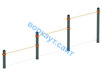 Каскад турников тройной ВС-6 в Республике Калмыкия