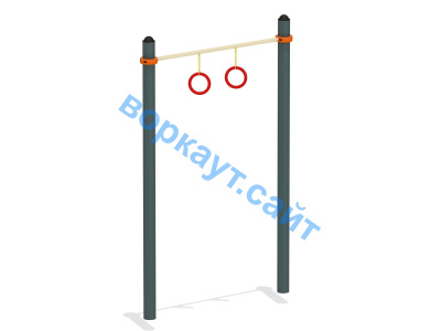 Турник с кольцами ВС-7 в Республике Калмыкия Турник с кольцами ВС-7 в Республике Калмыкия