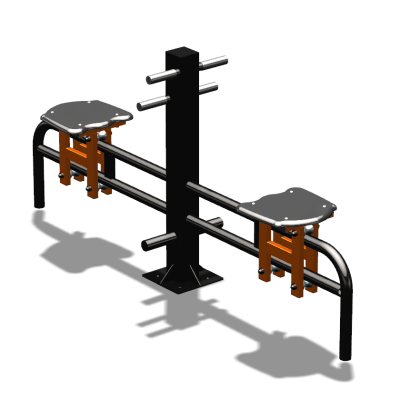 Уличный тренажер  "Каталка двойная"   УТ215 в Республике Калмыкия