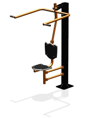 Уличный тренажер "Верхняя тяга одинарный" УТ 114 в Республике Калмыкия
