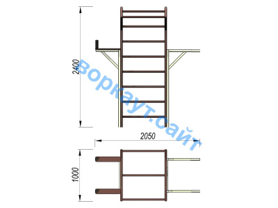 Детский спортивный комплекс 3 в 1 ДСК 3103 в Республике Калмыкия