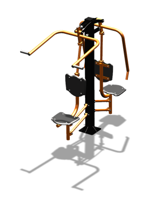 Уличный тренажер "Жим от груди Верхняя тяга" УТ314 в Республике Калмыкия