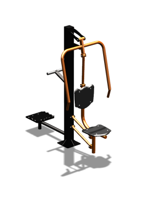 Уличный тренажер "Жим от груди Твистер" УТ328 в Республике Калмыкия