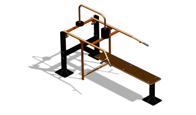 Силовой уличный тренажер  "Горизонтальный жим"  УТ402 в Республике Калмыкия