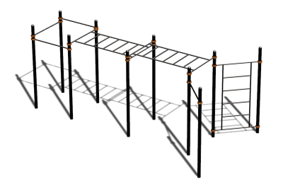 Спортивный комплекс воркаут ВС-118 в Республике Калмыкия