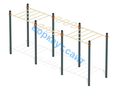 Воркаут комплекс рукоходов ВС-22 в Республике Калмыкия