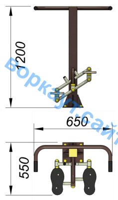 Уличный тренажер "Балансир" УТ 007 в Республике Калмыкия