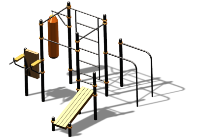 Спортивный комплекс воркаут ВС-93 в Республике Калмыкия