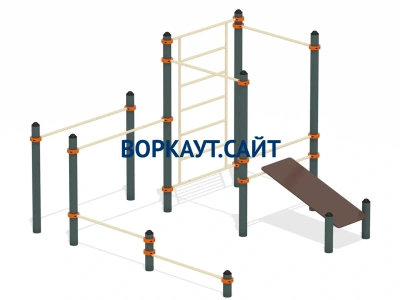 Спортивный комплекс воркаут ВС-43 в Республике Калмыкия
