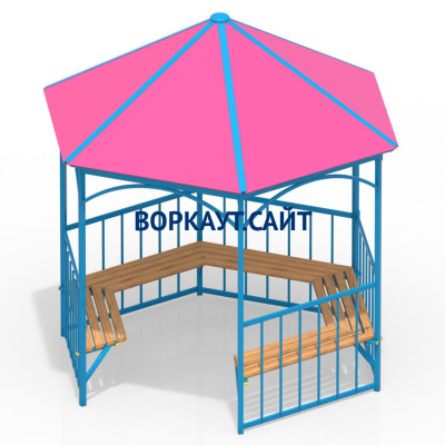 Беседка с лавками МАФ 4120 в Республике Калмыкия