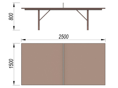 Теннисный стол МАФ 3517 в Республике Калмыкия