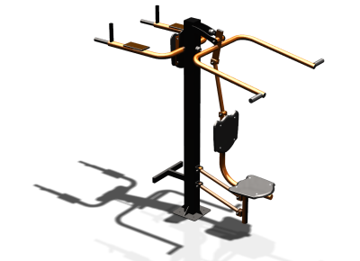 Уличный тренажер "Верхняя тяга Брусья Пресс" УТ339 в Республике Калмыкия