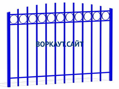 Ограждение спортивной площадки МАФ 5005 в Республике Калмыкия