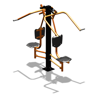 Уличный тренажер  "Верхняя тяга двойная"  УТ207 в Республике Калмыкия