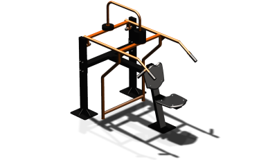 Силовой уличный тренажер  "Жим вверх сидя"  УТ403 в Республике Калмыкия